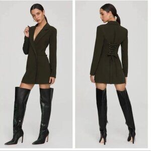 Good American NWT Hunter Corset Blazer Dress Size 3 (L)